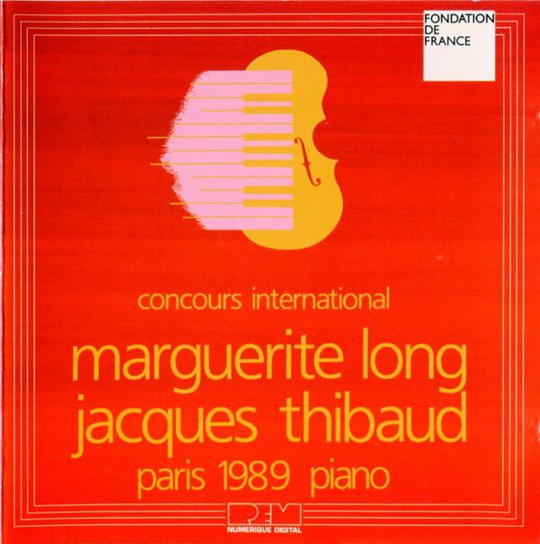 Jeffrey Biegel, Brian Ganz - Concours international marguerite long - Jacques thibaud | paris 1989 piano Bon état -  reconditionné disponible sur Label Emmaüs